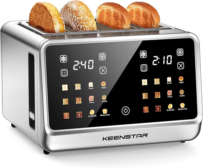 4 Slice Toaster with Touch Screen